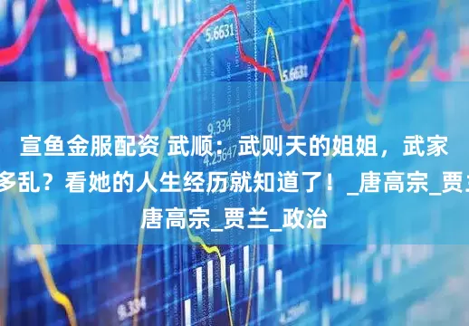 宣鱼金服配资 武顺：武则天的姐姐，武家到底有多乱？看她的人生经历就知道了！_唐高宗_贾兰_政治